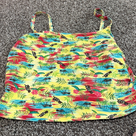 🍋Tropical Print Tank Top - Picture 1 of 6